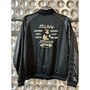 Disney Medium Mickey Mouse International Jacket Satin Bomber | RARE